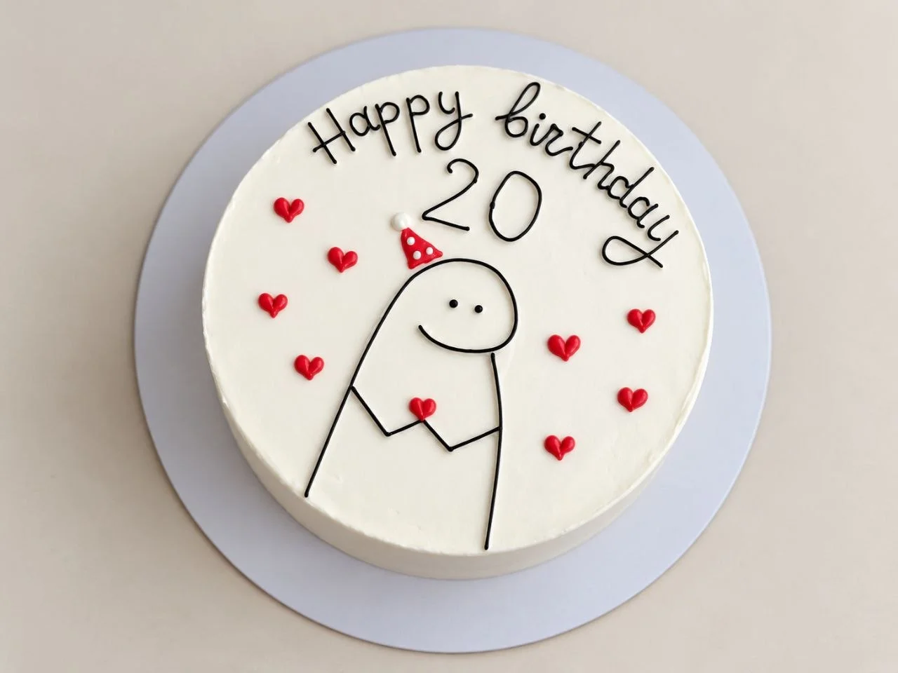 كاتو عيد ميلاد 20 سنة